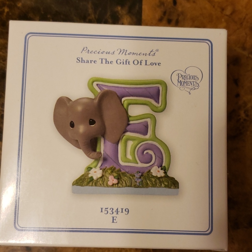 Precious Moments letter E
